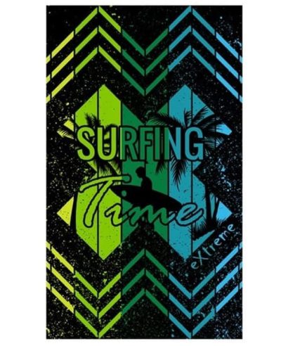 Toalla de playa terciopelo Surf Time