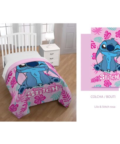 Bouti infantil Stitch rosa